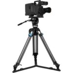 SIRUI SQ75 Tripé de Vídeo + Cabeça Fluida VHS10 + Mid-Level Spreader SV-FM - Imagem 8