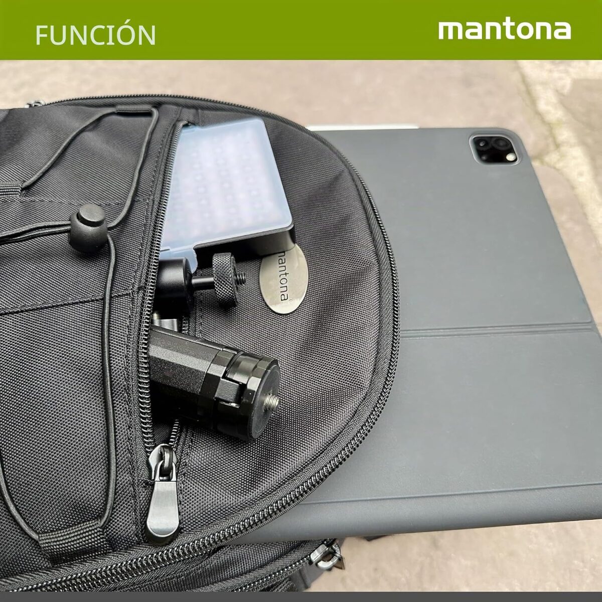 Mantona Mochila Azurit p/ Equipamento Fotográfico - Imagem 8