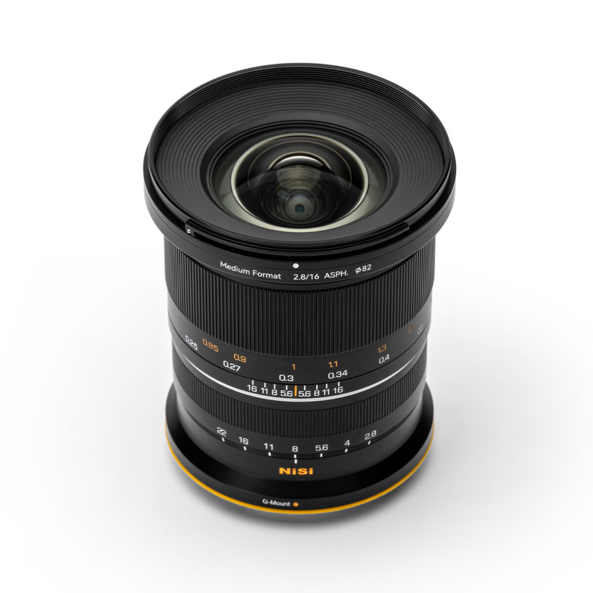 NiSi 16mm f2.8 ASPH. Objetiva Ultra Grande Angular para Médio Formato