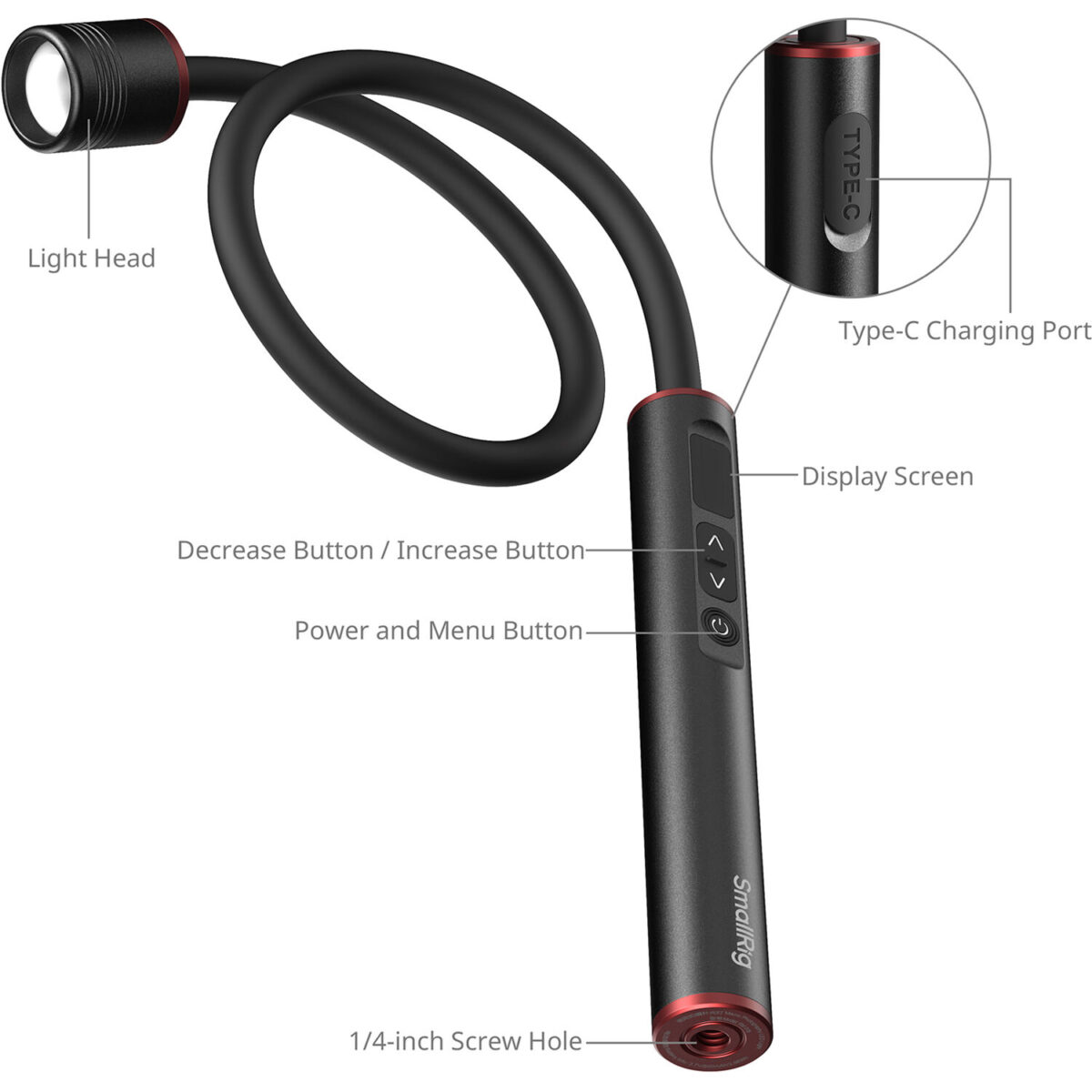 SMALLRIG 6225 RM 01B Luz LED para Macrofotografia - Imagem 3
