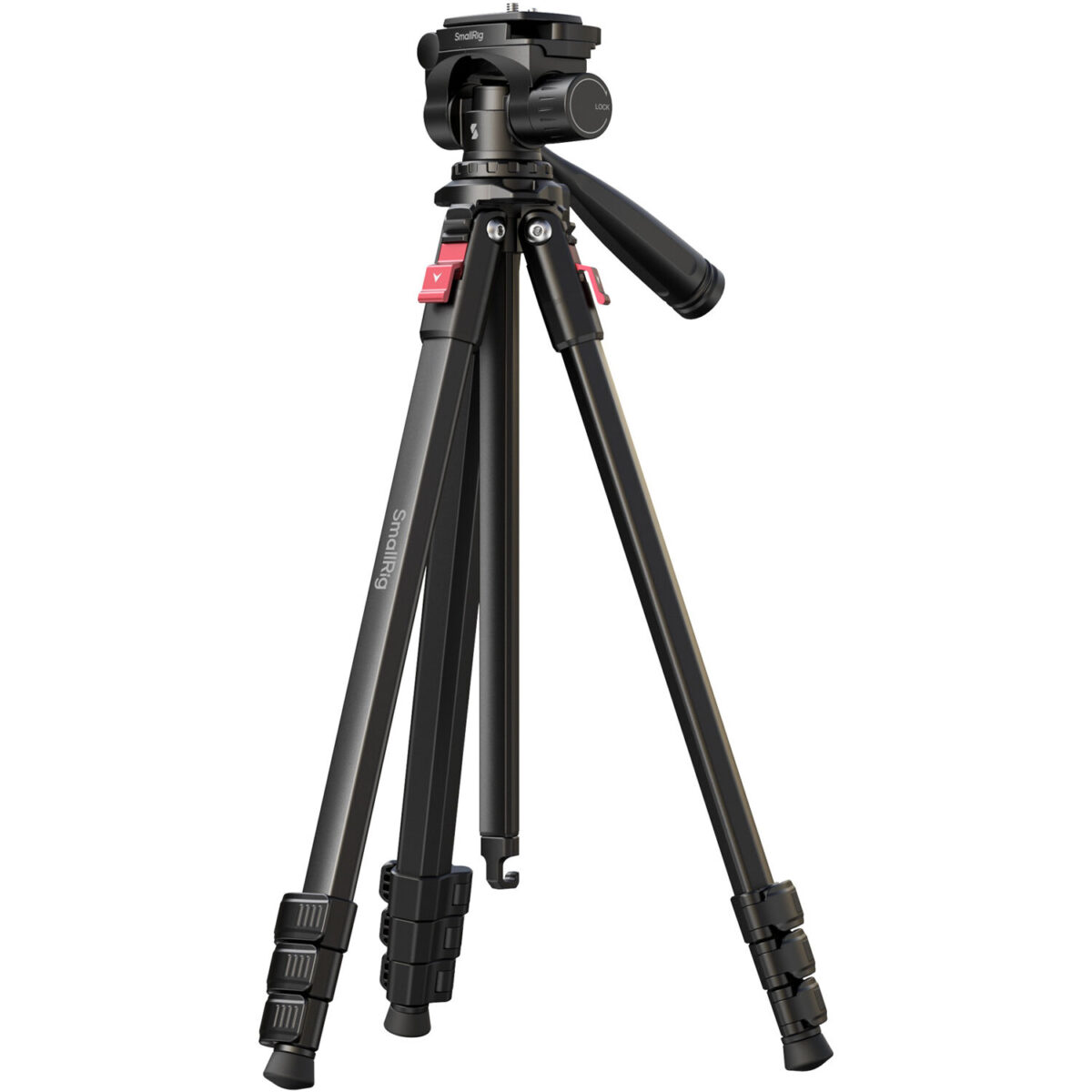 1757589769_1920545 SMALLRIG 5474 AP-30 tripé de vídeo portátil com cabeça fluida e panorâmica 360°
