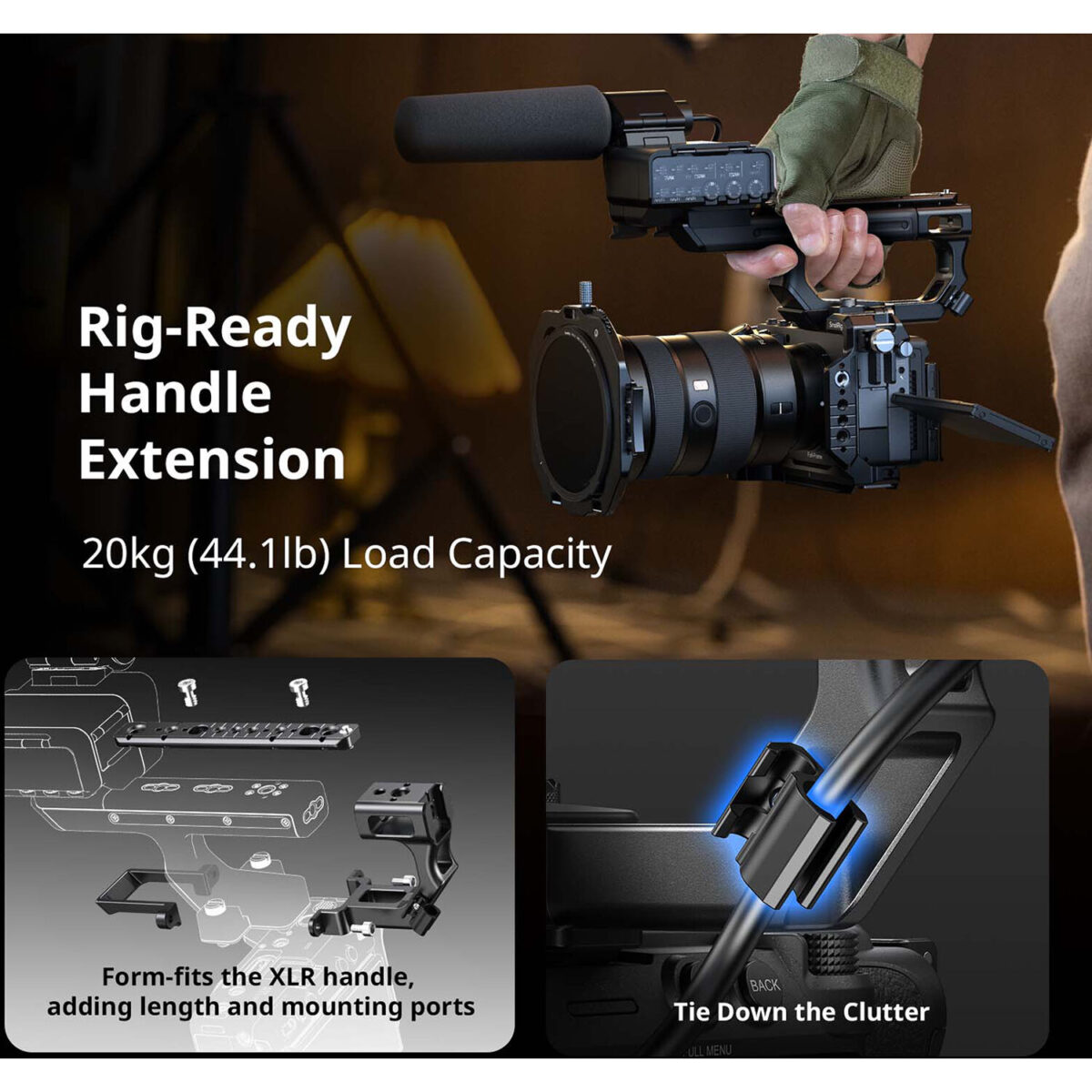 SMALLRIG 6776 Cage HawkLock para Sony FX5 - Imagem 21