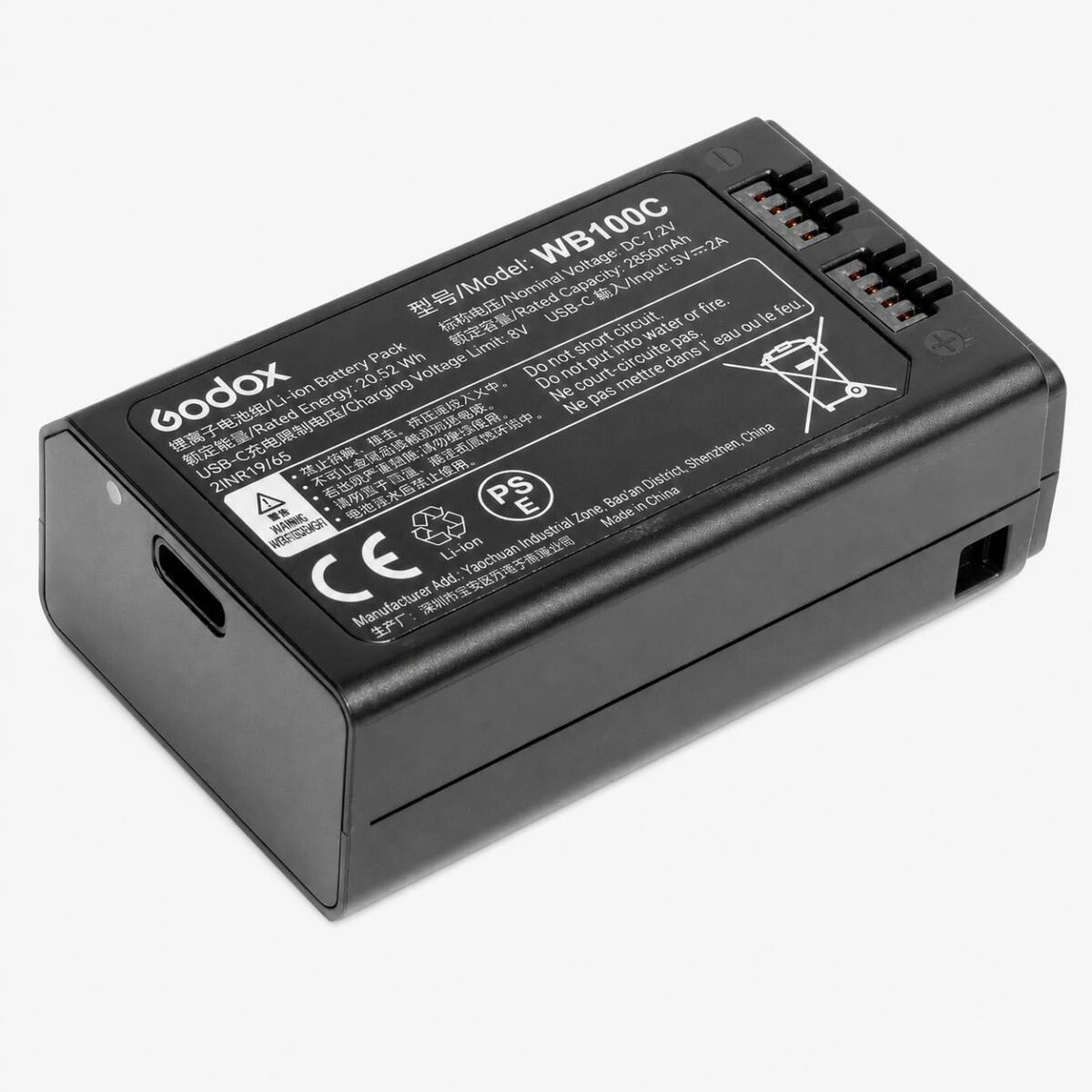 GODOX WB100C Batería p/ AD100Pro II - Imagen 7