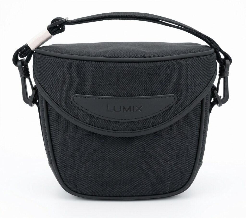 Bolsa Panasonic Lumix de ombro e cinto preta.1 1
