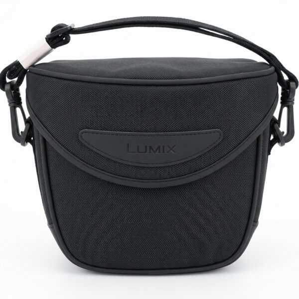 Bolsa Panasonic Lumix de ombro e cinto preta