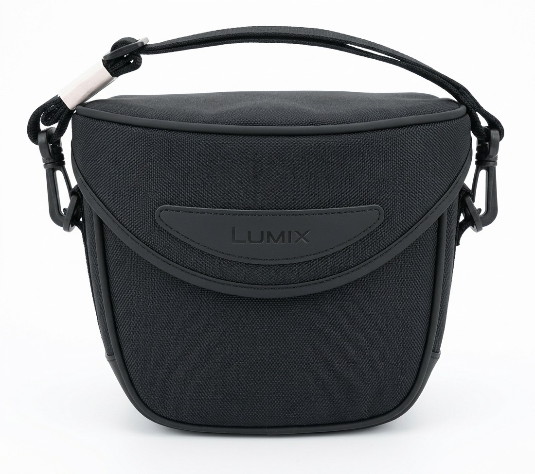 Bolsa Panasonic Lumix de ombro e cinto preta.1 Bolsa Panasonic Lumix de ombro e cinto preta