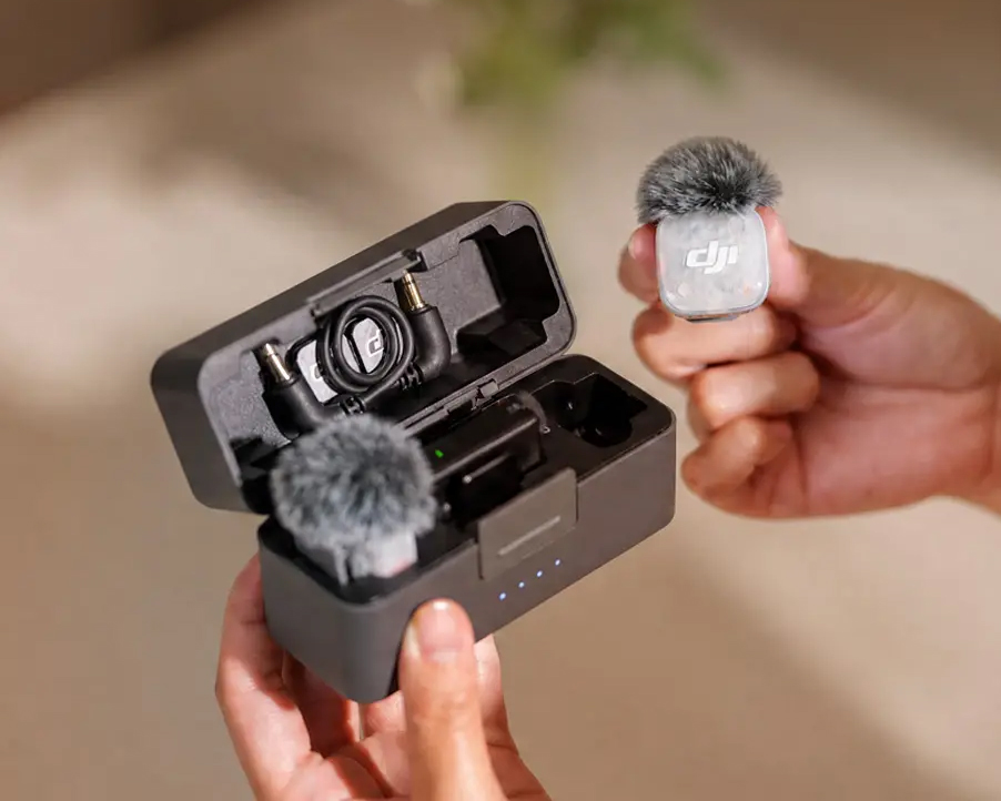 Características principais DJI Mic Mini 2S