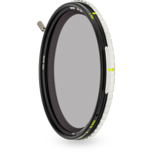 Filtro NiSi True Color VND/PL 1-5 Stops com controlo independente de densidade e polarização, cores neutras e compatibilidade com o sistema Swift.