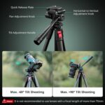 SMALLRIG 5474 Tripé Portátil de Vídeo 360° - Imagem 8