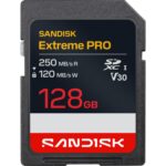 SANDISK Extreme PRO SDXC 128GB 250MB/s V30 UHS-1