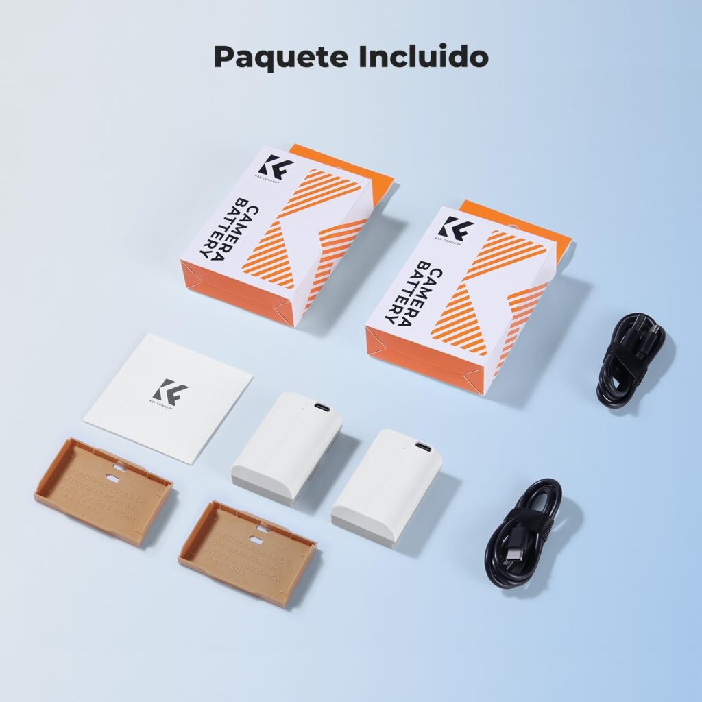 KF CONCEPT KF28.0033S1 Kit Duas Baterias LP E6NH USB C 18