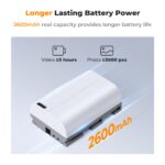 K&F CONCEPT KF28.0033S1 Kit Duas Baterias LP-E6NH USB-C 2600mAh p/Canon - Imagem 9
