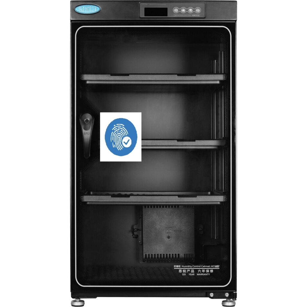 SIRUI HC 110F Cabine Controladora de Humidade 110L c Biometria 3a 1