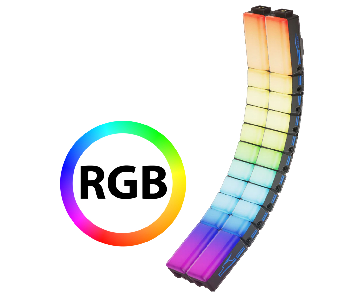 b1_9828-om SIRUI Painel Flexível RGB B15R-D 25W - Duplo - Imagem 1