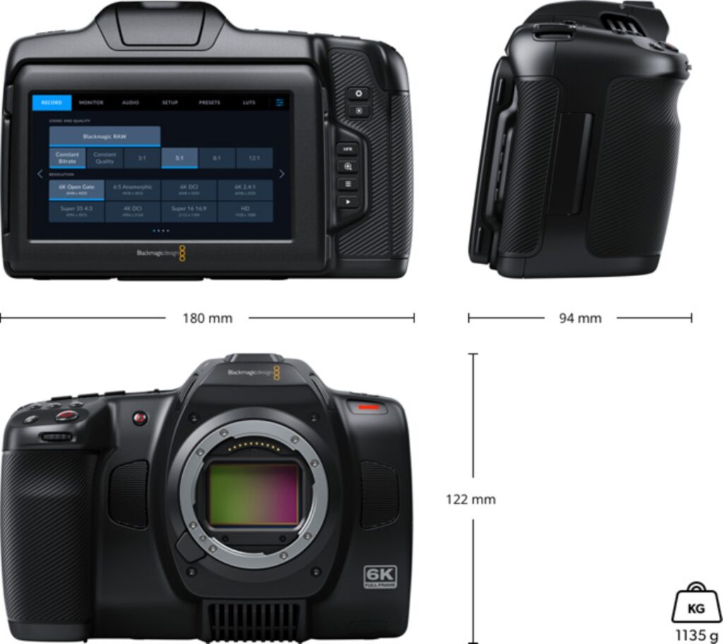blackmagic cinema camera 6k sm