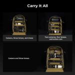 SMALLRIG 6521 Mochila Profissional Outdoor 25L - Imagem 15