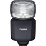 Flash Canon Speedlite EL-5 Versão 2 com cabeça de zoom, ecrã LCD e luz LED de modelação.