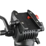 CARUBA Videostar 177 Pro Trípode de Vídeo + Cabezal Fluido - Imagen 3