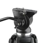 CARUBA Videostar 177 Pro Trípode de Vídeo + Cabezal Fluido - Imagen 4