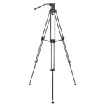CARUBA Videostar 180 Pro Tripé de Vídeo + Cabeça Fluida - Imagem 2
