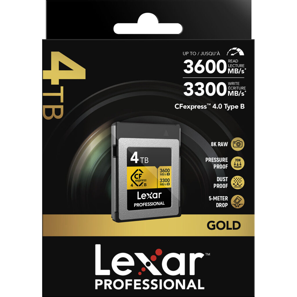 LEXAR Professional CFexpress 4.0 Type B 4TB 12 1