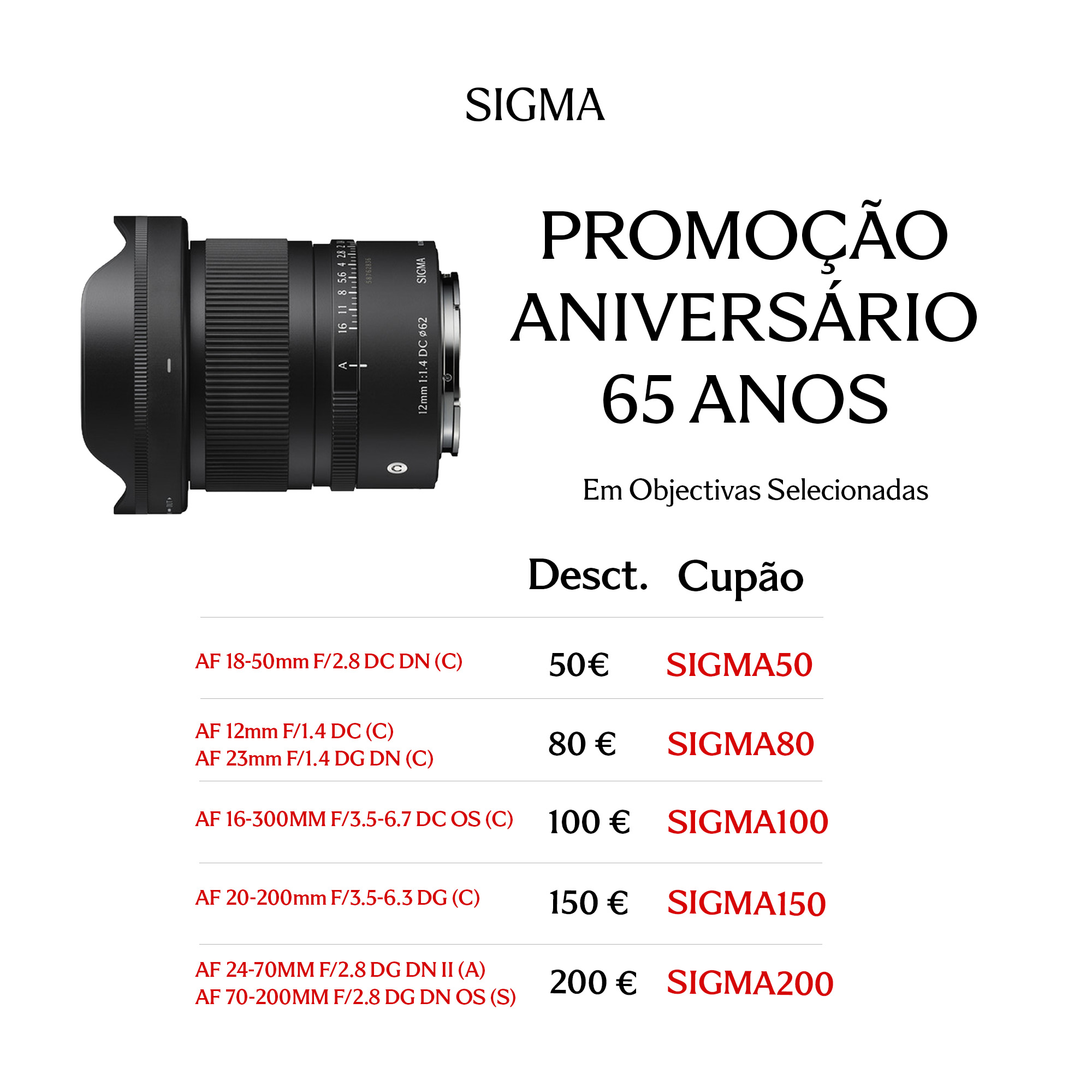 SIGMA 65 Anos MAIN